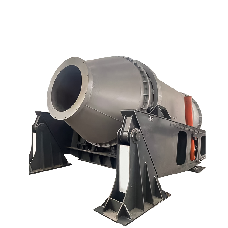 Rotary antimony smelting furnace